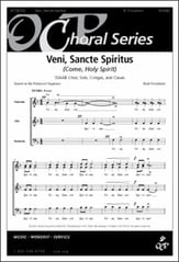 Veni Sancte Spiritus SAB choral sheet music cover